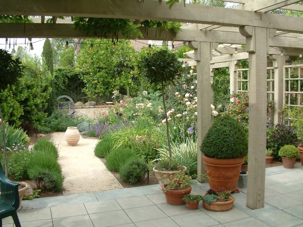 Mediterranean Patio Arbor