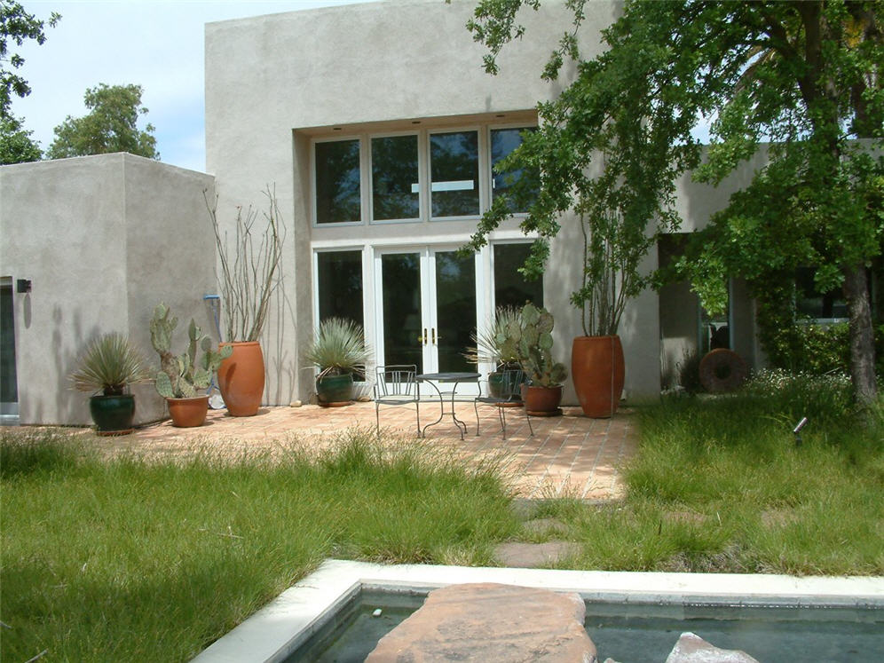 Cornflora Back Patio and Meadow