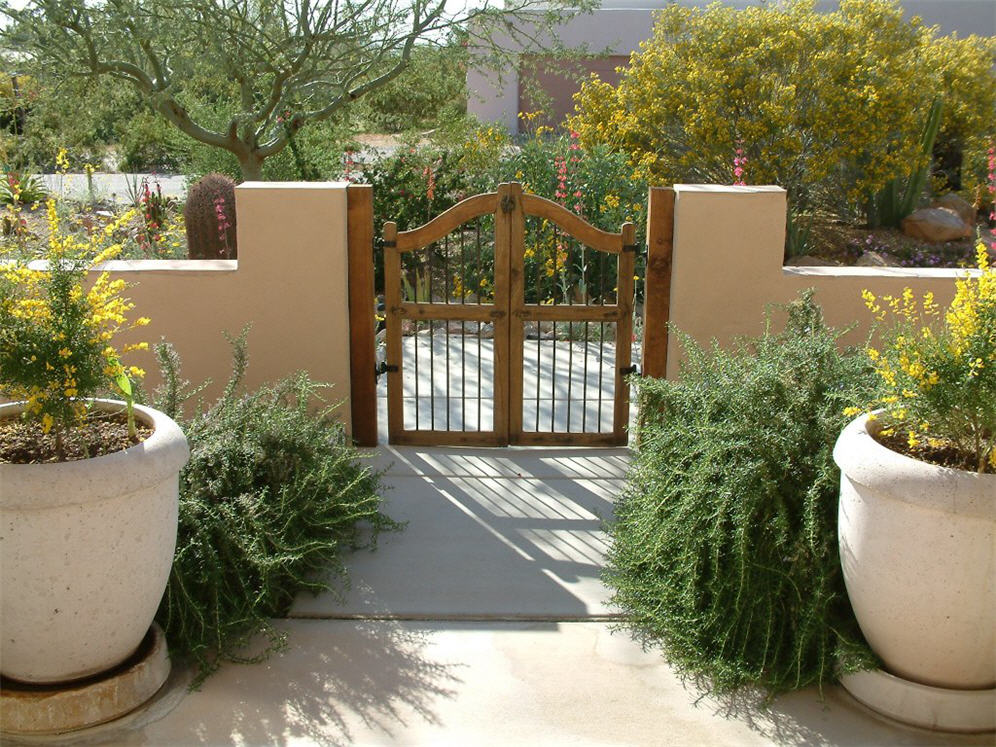 Rustic Gate Entrance